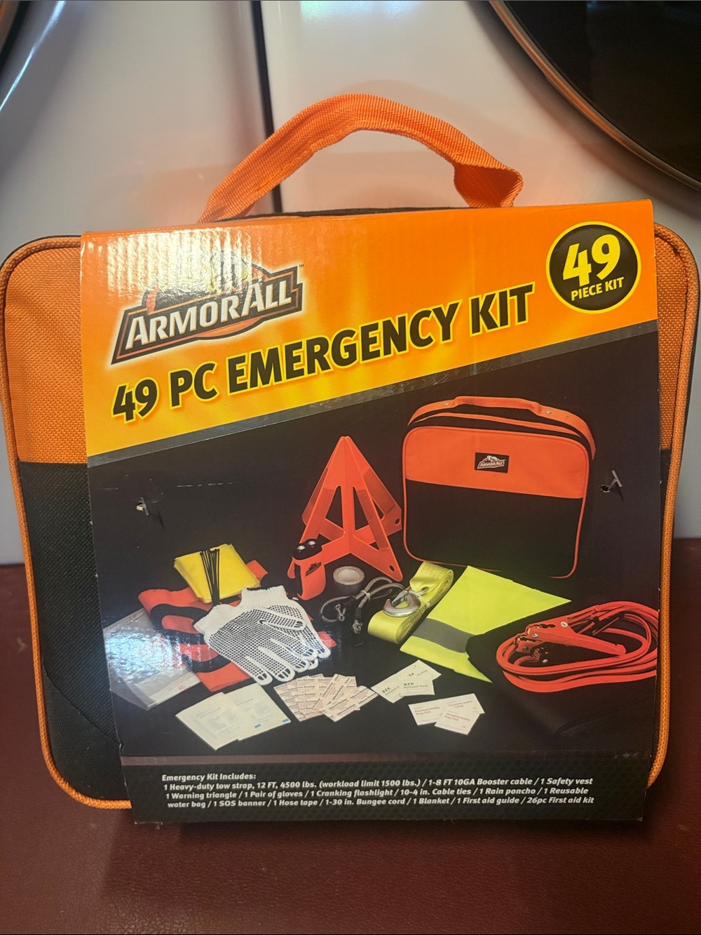 49-Piece Emergency Kit - Orange